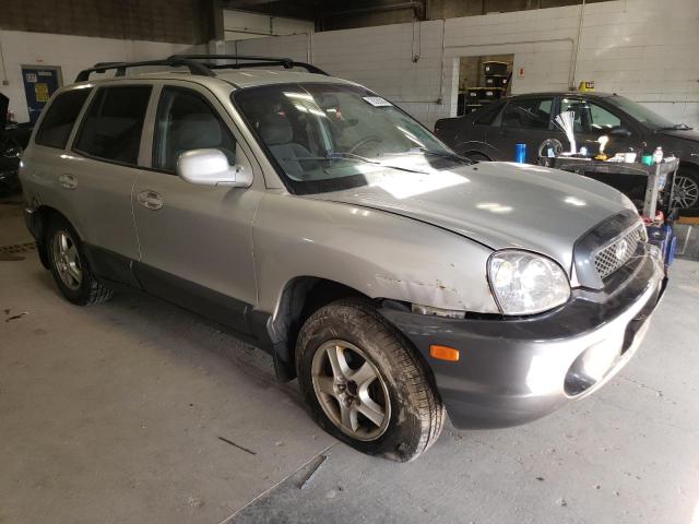 KM8SC13D92U326441 - 2002 HYUNDAI SANTA FE GLS SILVER photo 4