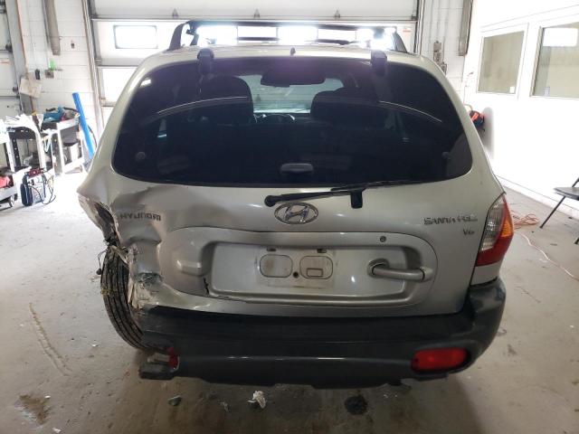 KM8SC13D92U326441 - 2002 HYUNDAI SANTA FE GLS SILVER photo 6