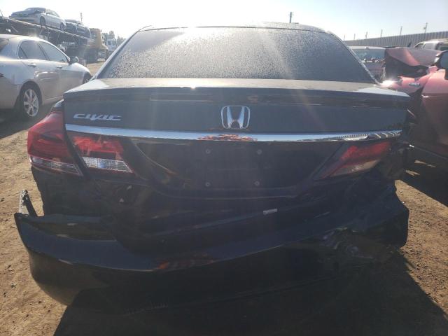 19XFB2F57DE219263 - 2013 HONDA CIVIC LX BLACK photo 6