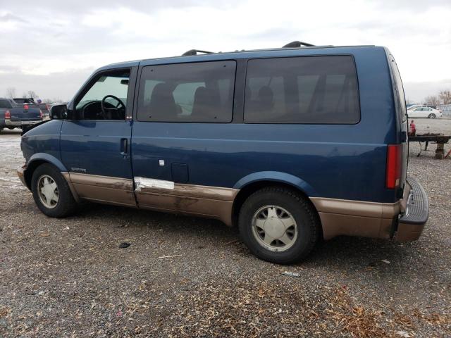 1GKDM19W8YB545497 - 2000 GMC SAFARI XT BLUE photo 2