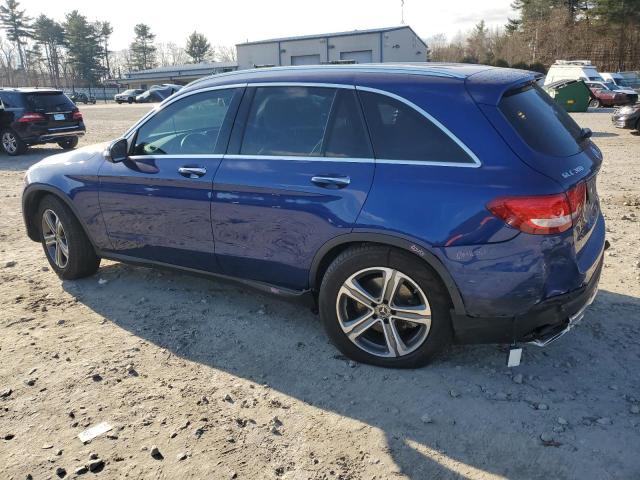 WDC0G4KB7KF602390 - 2019 MERCEDES-BENZ GLC 300 4MATIC BLUE photo 2