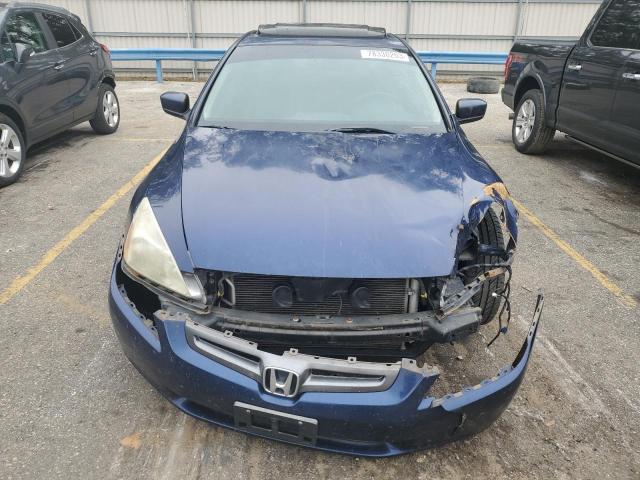 JHMCM56623C000786 - 2003 HONDA ACCORD EX BLUE photo 5