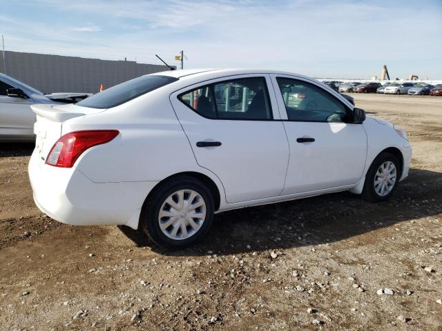 3N1CN7AP2EL836702 - 2014 NISSAN VERSA S WHITE photo 3