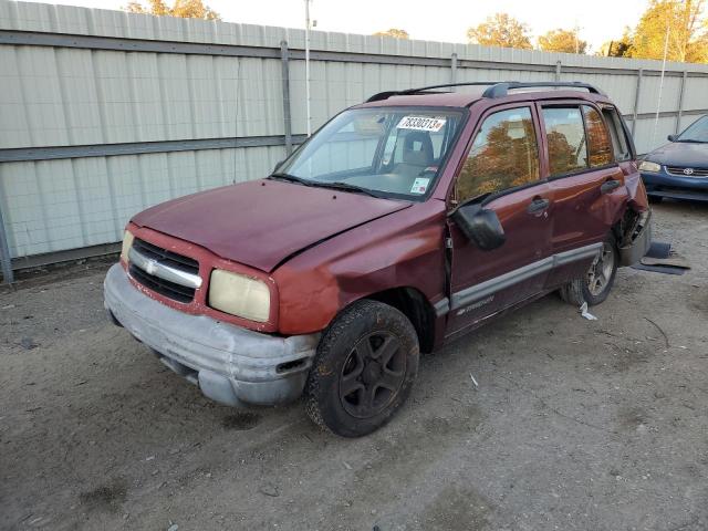 2CNBE13C126918884 - 2002 CHEVROLET TRACKER BURGUNDY photo 1