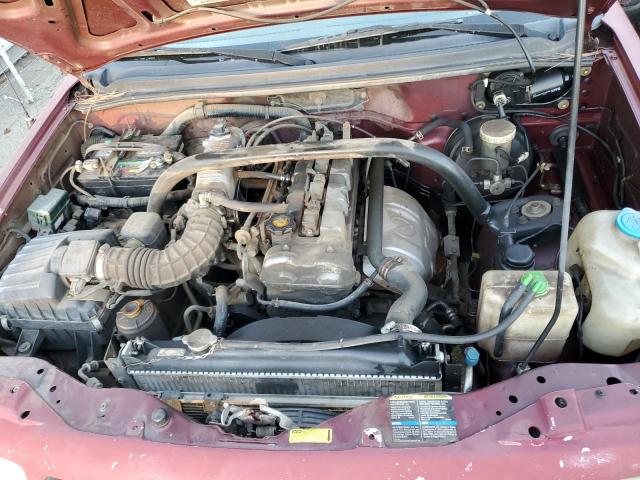 2CNBE13C126918884 - 2002 CHEVROLET TRACKER BURGUNDY photo 11