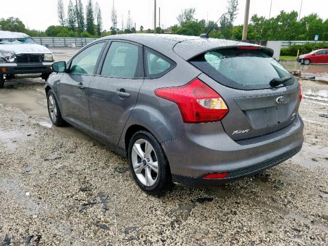 1FADP3K29DL125523 - 2013 FORD FOCUS SE GRAY photo 3
