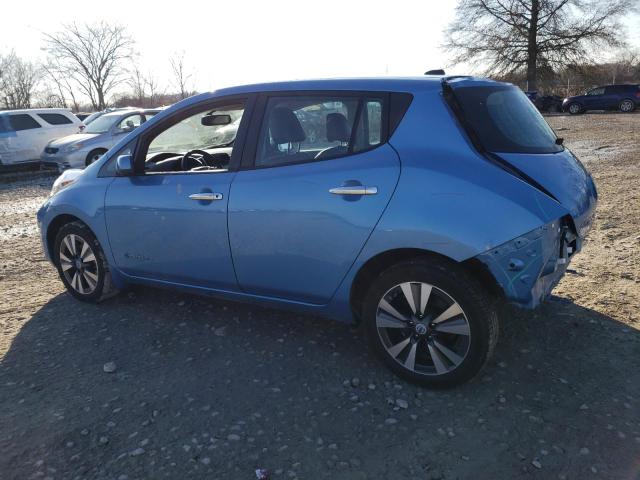 1N4AZ0CP3EC339138 - 2014 NISSAN LEAF S BLUE photo 2