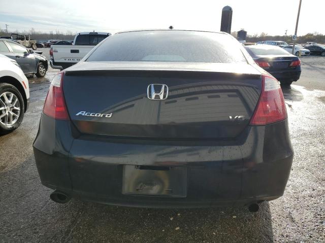 1HGCS22868A004700 - 2008 HONDA ACCORD EXL BLACK photo 6