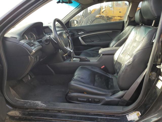 1HGCS22868A004700 - 2008 HONDA ACCORD EXL BLACK photo 7