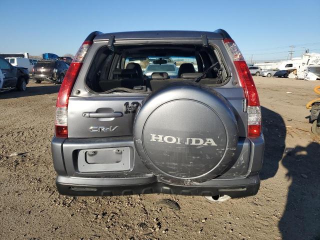 JHLRD78985C065341 - 2005 HONDA CR-V SE GRAY photo 6