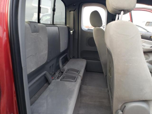 5TEUU42N68Z485505 - 2008 TOYOTA TACOMA ACCESS CAB წითელი ფოტო 10