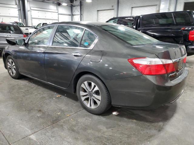 1HGCR2F37DA205381 - 2013 HONDA ACCORD LX GRAY photo 2