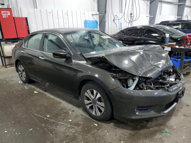 1HGCR2F37DA205381 - 2013 HONDA ACCORD LX GRAY photo 4