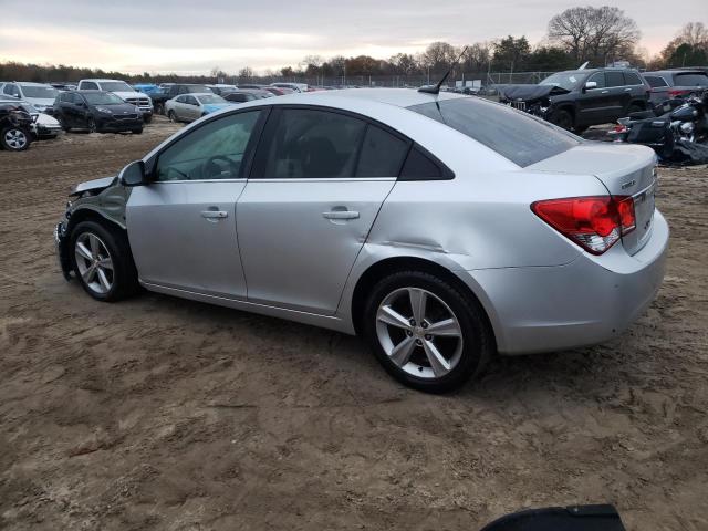 1G1PE5SB9D7127234 - 2013 CHEVROLET CRUZE LT SILVER photo 2