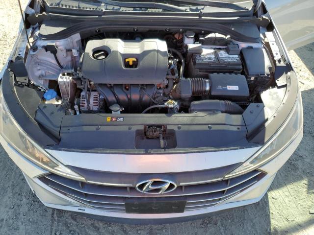 KMHD84LF0KU736803 - 2019 HYUNDAI ELANTRA SEL SILVER photo 11