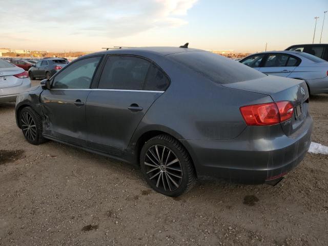 3VWLX7AJ2DM399812 - 2013 VOLKSWAGEN JETTA SEL GRAY photo 2