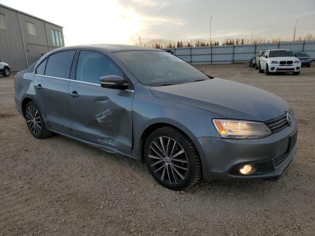 3VWLX7AJ2DM399812 - 2013 VOLKSWAGEN JETTA SEL GRAY photo 4