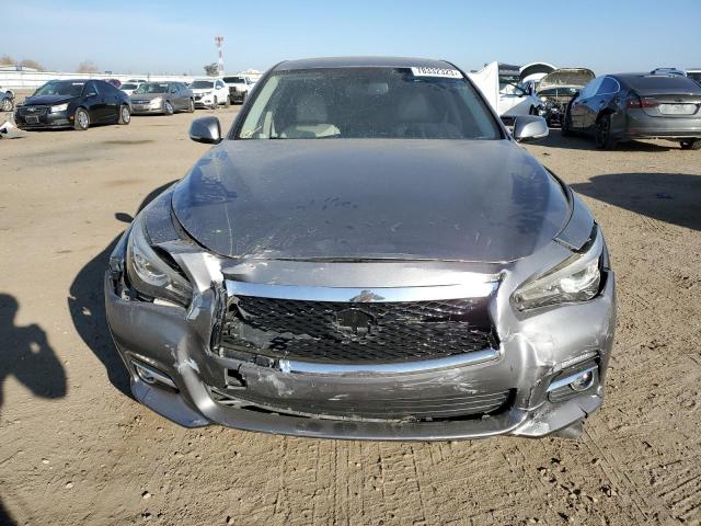 JN1CV7AR7HM682483 - 2017 INFINITI Q50 BASE CHARCOAL photo 5