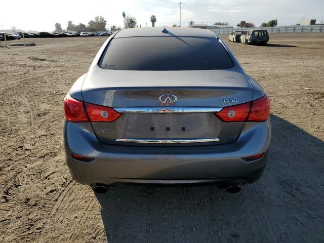 JN1CV7AR7HM682483 - 2017 INFINITI Q50 BASE CHARCOAL photo 6