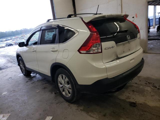 5J6RM4H75EL058254 - 2014 HONDA CR-V EXL WHITE photo 2