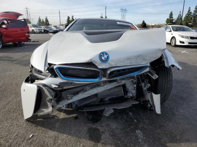 WBY2Z2C52FV392734 - 2015 BMW I8 WHITE photo 5