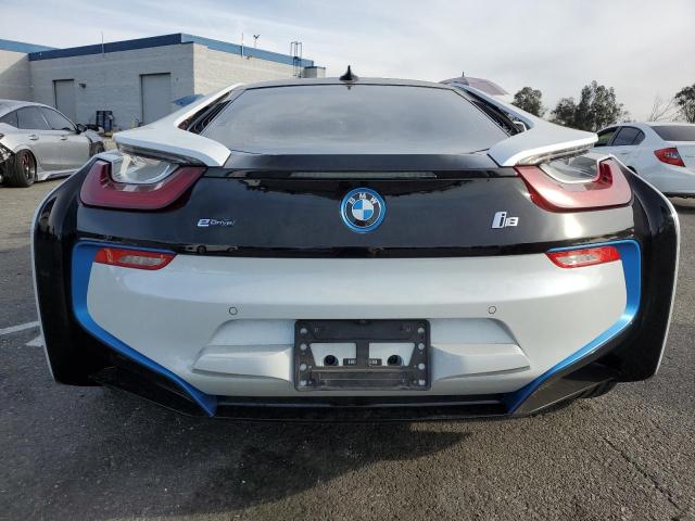 WBY2Z2C52FV392734 - 2015 BMW I8 WHITE photo 6