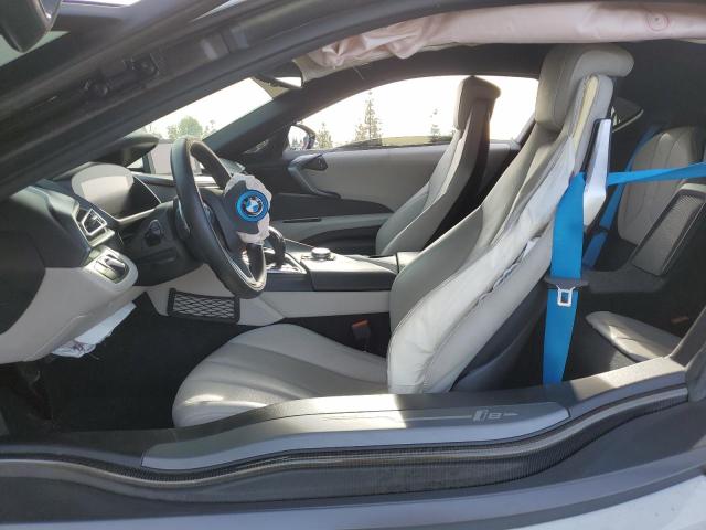 WBY2Z2C52FV392734 - 2015 BMW I8 WHITE photo 7