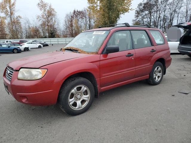 JF1SG63616G738046 - 2006 SUBARU FORESTER 2.5X RED photo 1