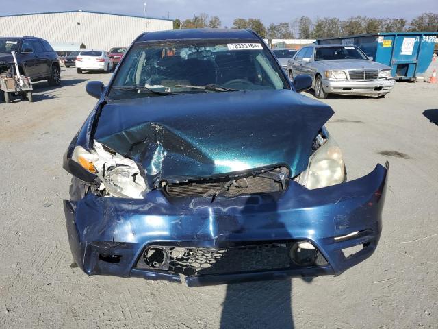 2T1KR32E33C009777 - 2003 TOYOTA COROLLA MA XR BLUE photo 5