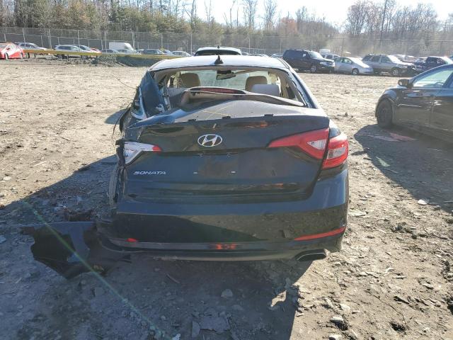 5NPE24AF6FH158607 - 2015 HYUNDAI SONATA SE BLACK photo 6