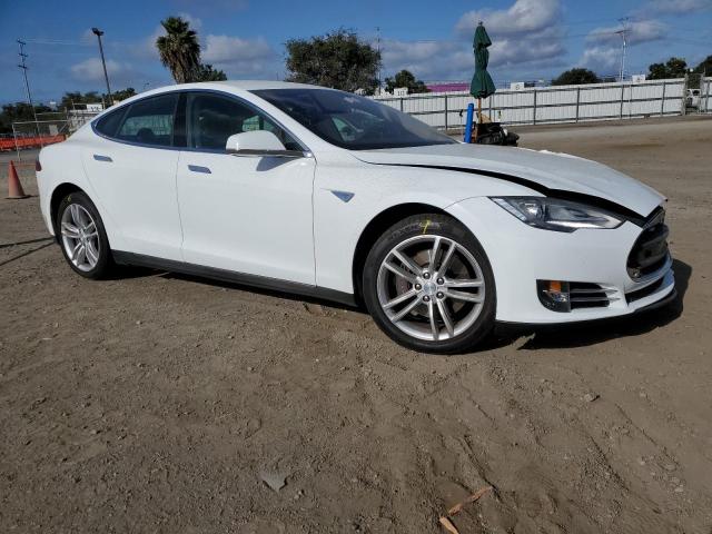 5YJSA1CN1DFP11636 - 2013 TESLA MODEL S 白色 照片 4