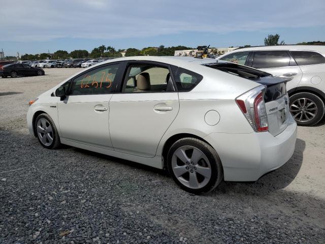 JTDKN3DU1E1793528 - 2014 TOYOTA PRIUS WHITE photo 2