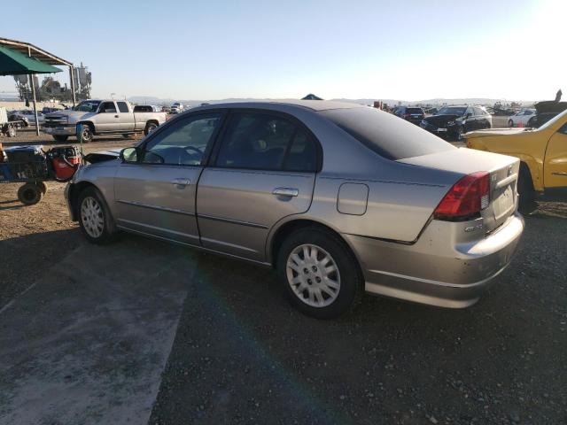 2HGES16544H591753 - 2004 HONDA CIVIC LX BEIGE photo 2