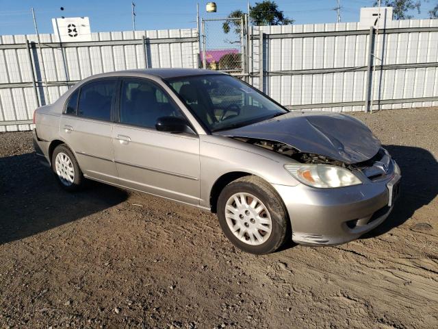 2HGES16544H591753 - 2004 HONDA CIVIC LX BEIGE photo 4