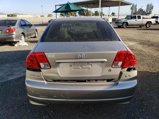 2HGES16544H591753 - 2004 HONDA CIVIC LX BEIGE photo 6