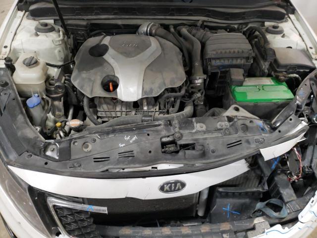 KNAGR4A68B5142324 - 2011 KIA OPTIMA SX WHITE photo 11