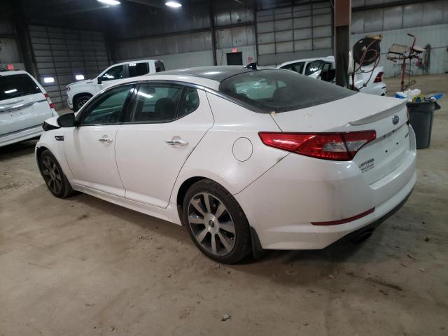 KNAGR4A68B5142324 - 2011 KIA OPTIMA SX WHITE photo 2