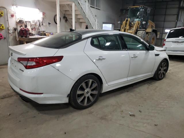 KNAGR4A68B5142324 - 2011 KIA OPTIMA SX WHITE photo 3