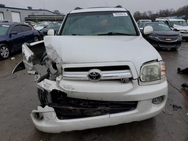 5TDZT38A56S270019 - 2006 TOYOTA SEQUOIA LIMITED WHITE photo 5