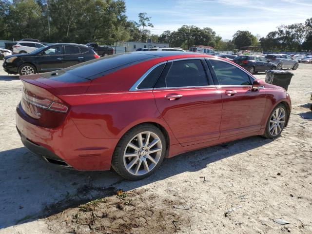 3LN6L2J94FR606352 - 2015 LINCOLN MKZ MAROON photo 3