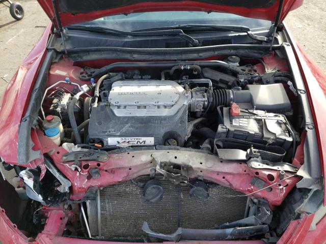 1HGCS2B83BA005309 - 2011 HONDA ACCORD EXL RED photo 11