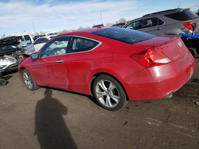 1HGCS2B83BA005309 - 2011 HONDA ACCORD EXL RED photo 2