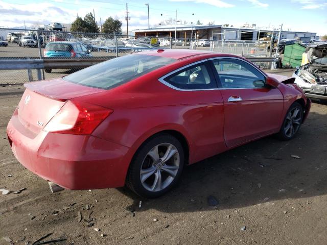 1HGCS2B83BA005309 - 2011 HONDA ACCORD EXL RED photo 3