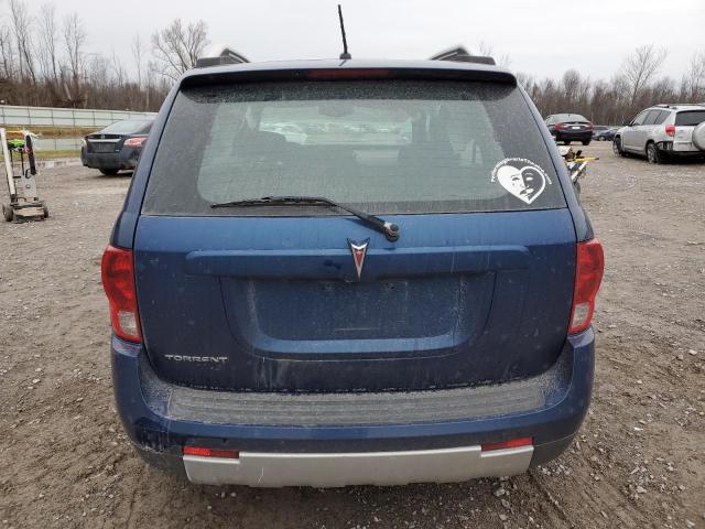 2CKDL33F696248597 - 2009 PONTIAC TORRENT BLUE photo 6