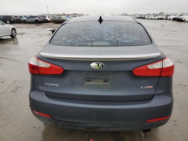 KNAFX4A83F5392952 - 2015 KIA FORTE EX BLUE photo 6