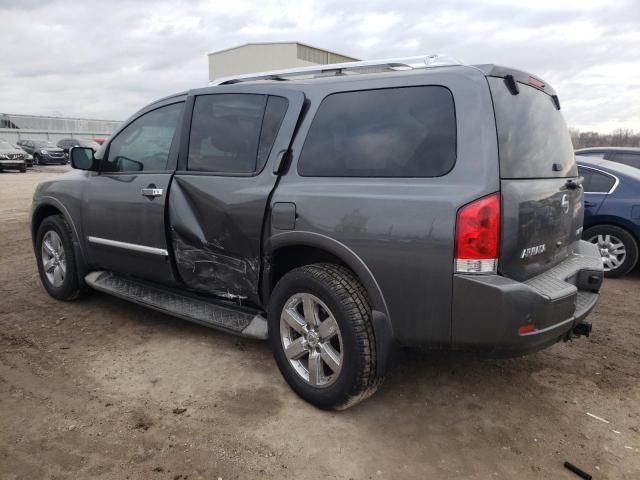 5N1AA0NE0AN620336 - 2010 NISSAN ARMADA PLATINUM GRAY photo 2