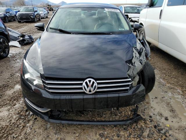 1VWBP7A37CC004150 - 2012 VOLKSWAGEN PASSAT SE BLACK photo 5