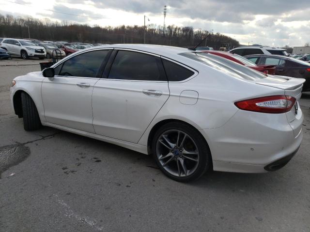 3FA6P0K93DR139925 - 2013 FORD FUSION TITANIUM WHITE photo 2