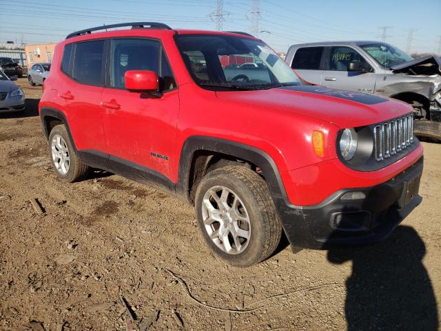 ZACCJBBT0FPB75333 - 2015 JEEP RENEGADE LATITUDE RED photo 4