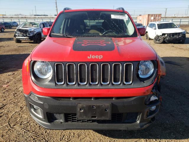 ZACCJBBT0FPB75333 - 2015 JEEP RENEGADE LATITUDE RED photo 5